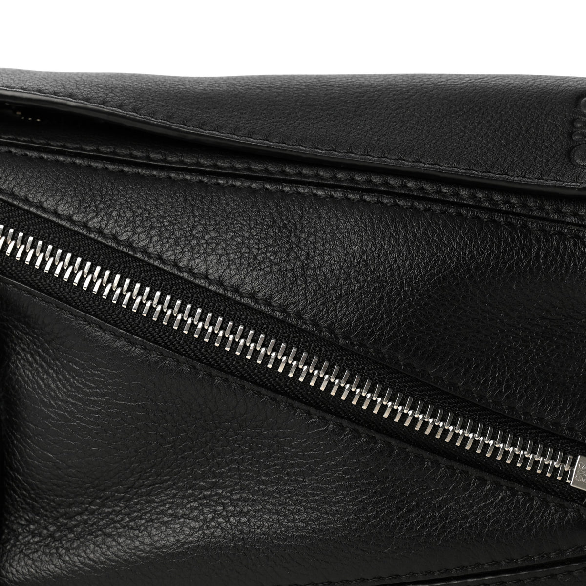 Loewe Calfskin Mini Puzzle Bumbag Black 14 of 21