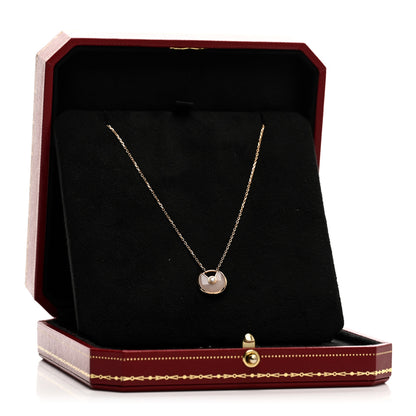 Cartier 18K Pink Gold Diamond Pink Opal XS Amulette de Cartier Pendant Necklace 5 of 5
