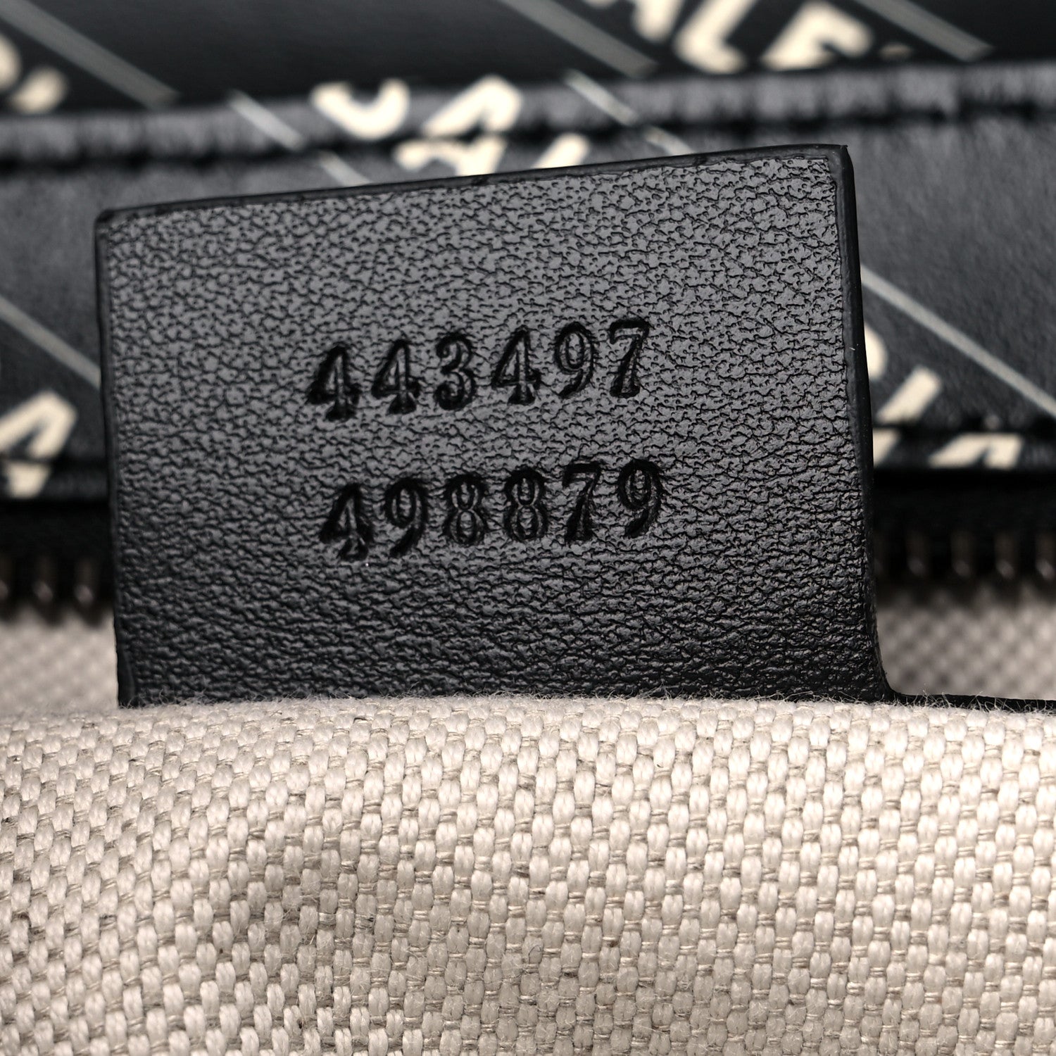 Gucci X BALENCIAGA Calfskin Matelasse Logo Print Small GG Marmont Shoulder Bag Black 7 of 9