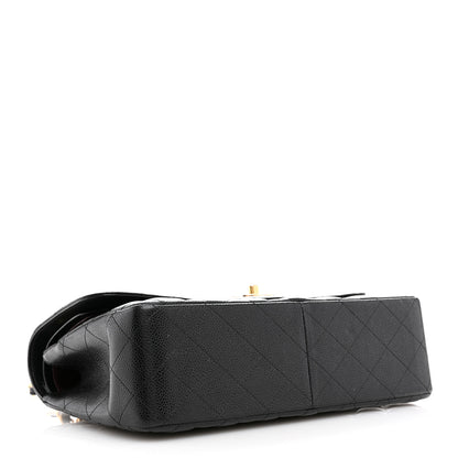 Chanel Caviar Quilted Jumbo Double Flap Black 4 of 12