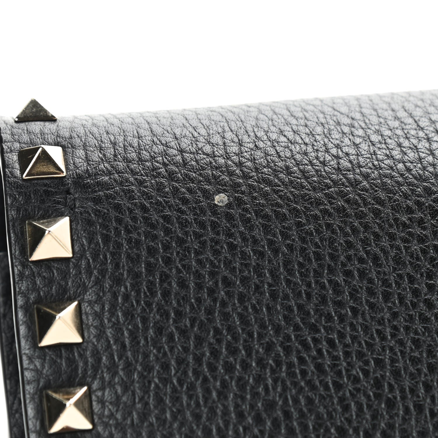 Valentino Garavani Pebbled Calfskin Medium Rockstud Flip Lock Crossbody Bag Black 12 of 12