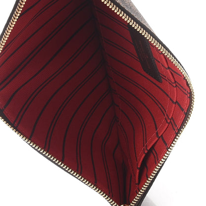 Louis Vuitton Damier Ebene Neverfull MM GM Pochette 5 of 7