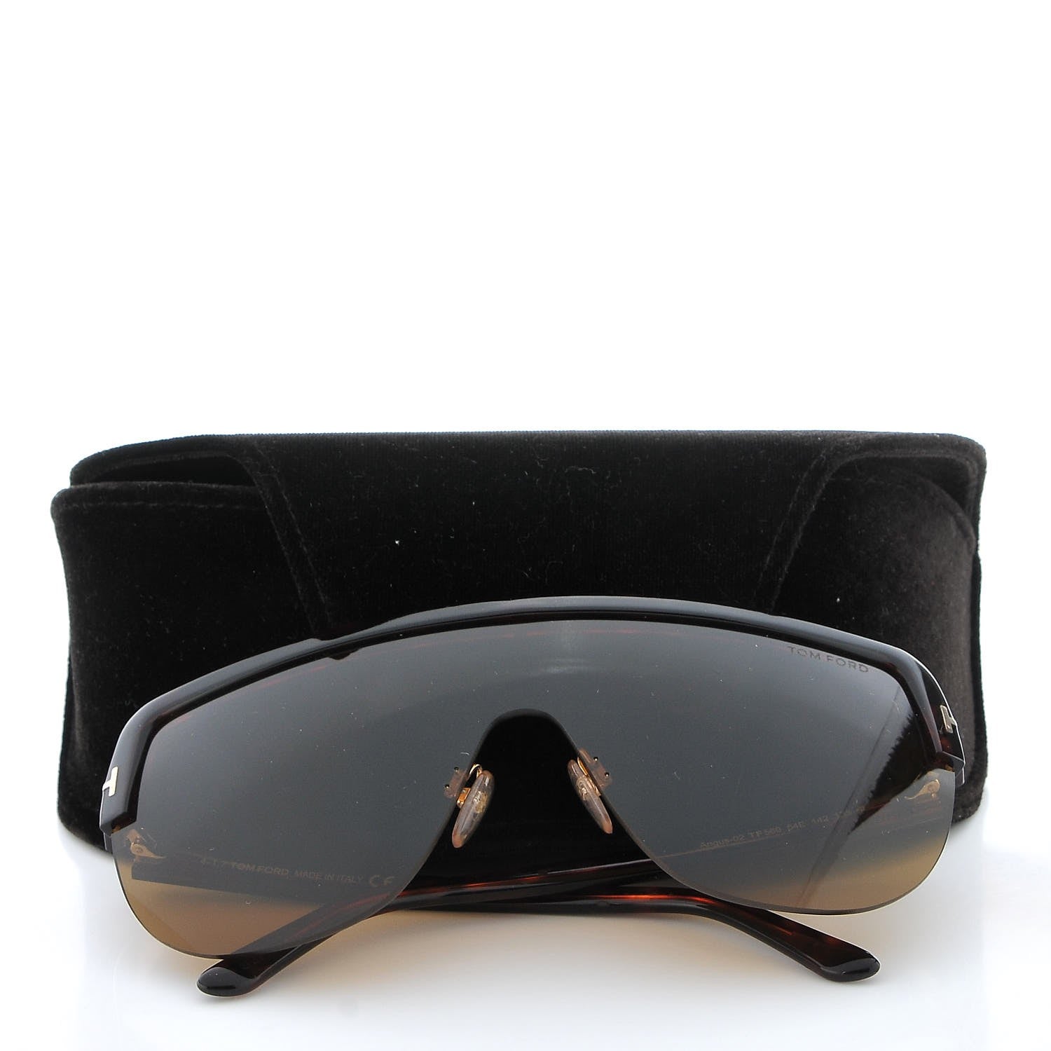 Tom Ford Angus Shield Sunglasses TF560 Brown 7 of 7