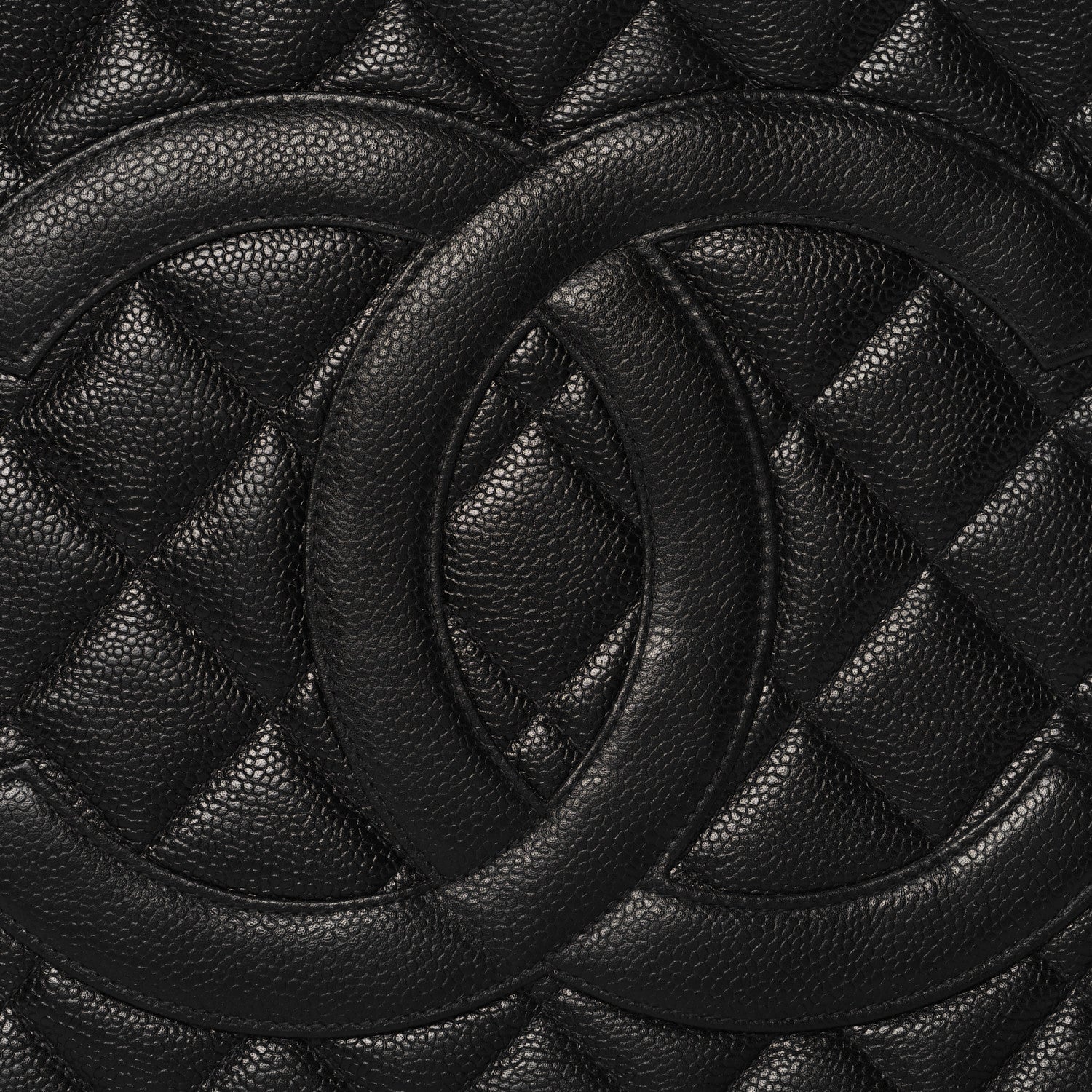 Chanel Caviar Quilted Medallion Tote Black 9 of 11