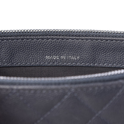 Chanel Caviar Quilted Small Clutch With Chain Grey 6 of 11