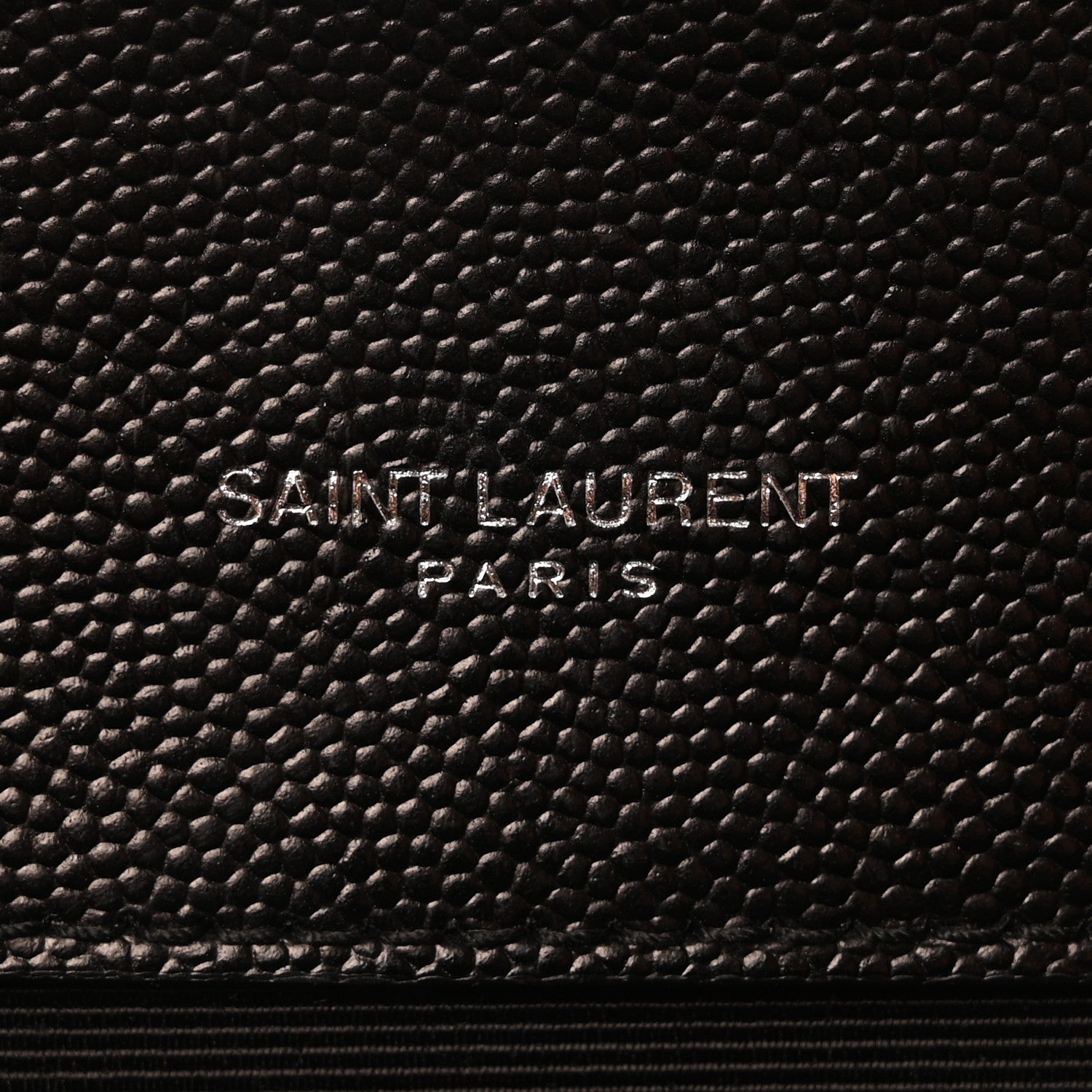 Saint Laurent Grain De Poudre Textured Mixed Matelasse Triquilt Small Monogram Satchel Black 6 of 10