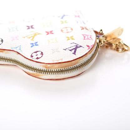 Louis Vuitton Monogram Multicolor Coeur Heart Coin Purse White 7 of 11