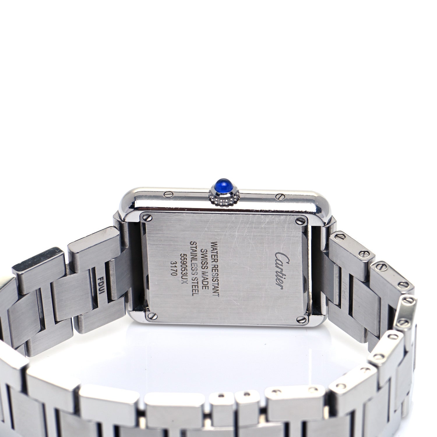 Cartier Stainless Steel 24mm Tank Solo Quartz Watch 4 of 6