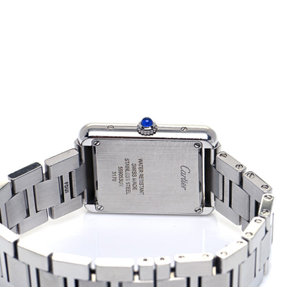Cartier Stainless Steel 24mm Tank Solo Quartz Watch 4 of 6