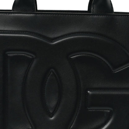 Dolce & Gabbana Calfskin DG Daily Shopper Tote Black 7 of 9
