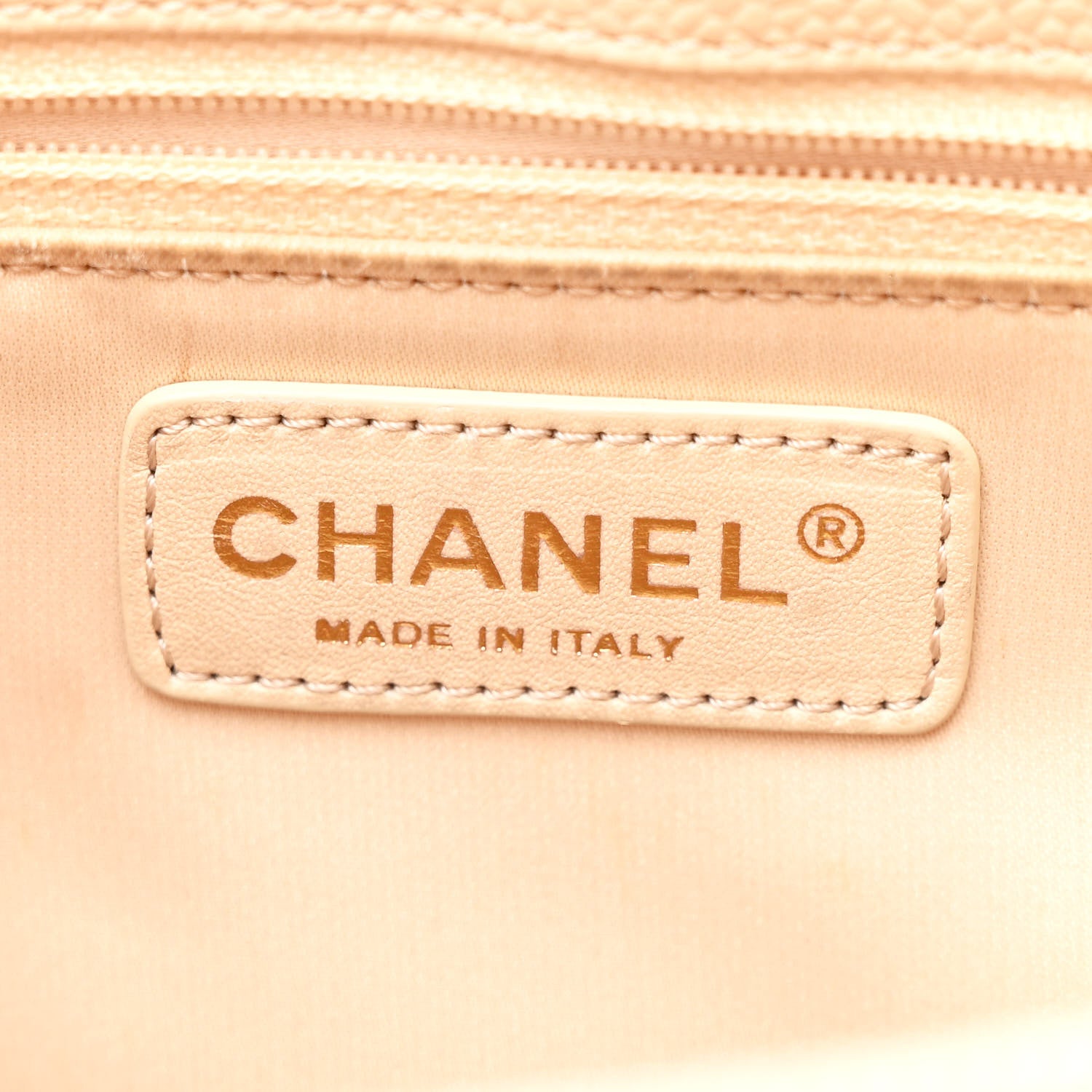Chanel Caviar Quilted Grand Shopping Tote GST Beige Clair 7 of 12