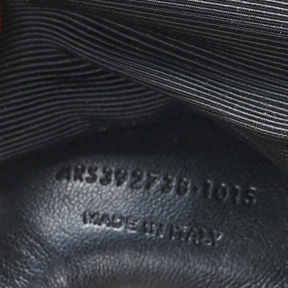 Saint Laurent Sheepskin Matelasse Chevron Monogram Large College Satchel Black 7 of 9