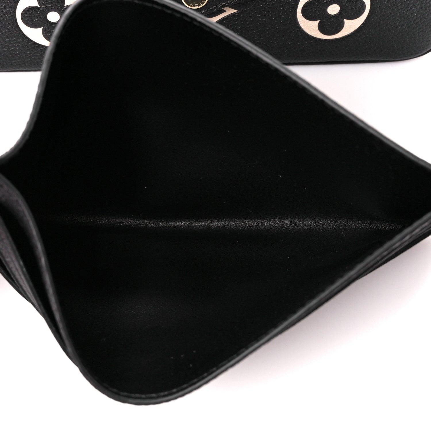 Louis Vuitton Empreinte Monogram Giant Felicie Pochette Black Beige 7 of 13