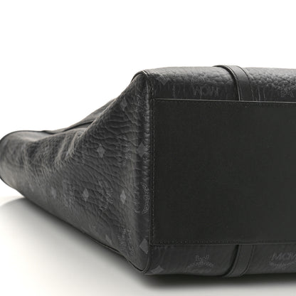 MCM Visetos Medium Toni Shopper Tote Black 7 of 8