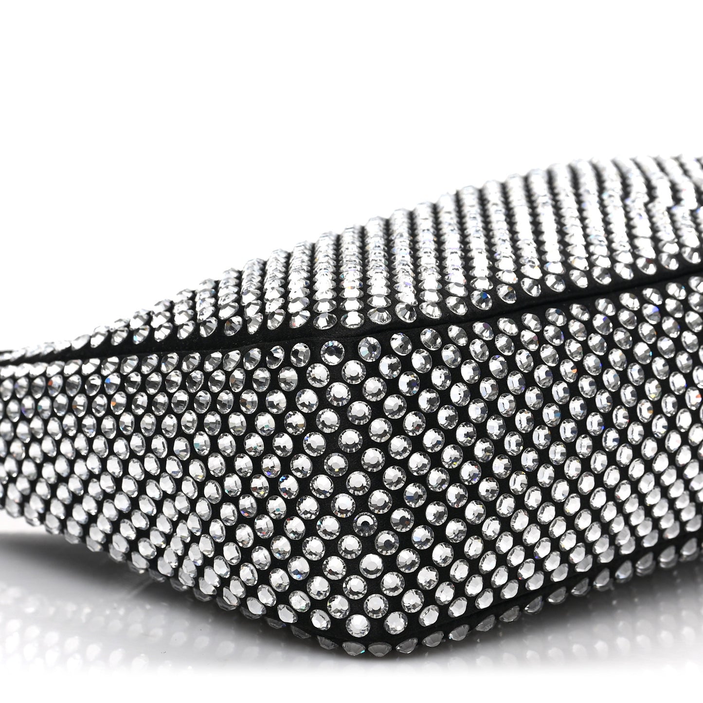 Satin Crystal Mini Re-Edition 2000 Bag Cristal