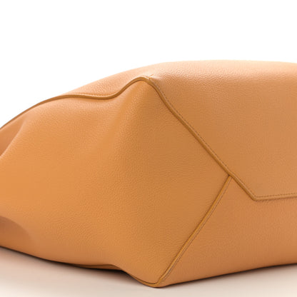 Celine Soft Grained Calfskin Small Belt Cabas Phantom Calendula 10 of 13