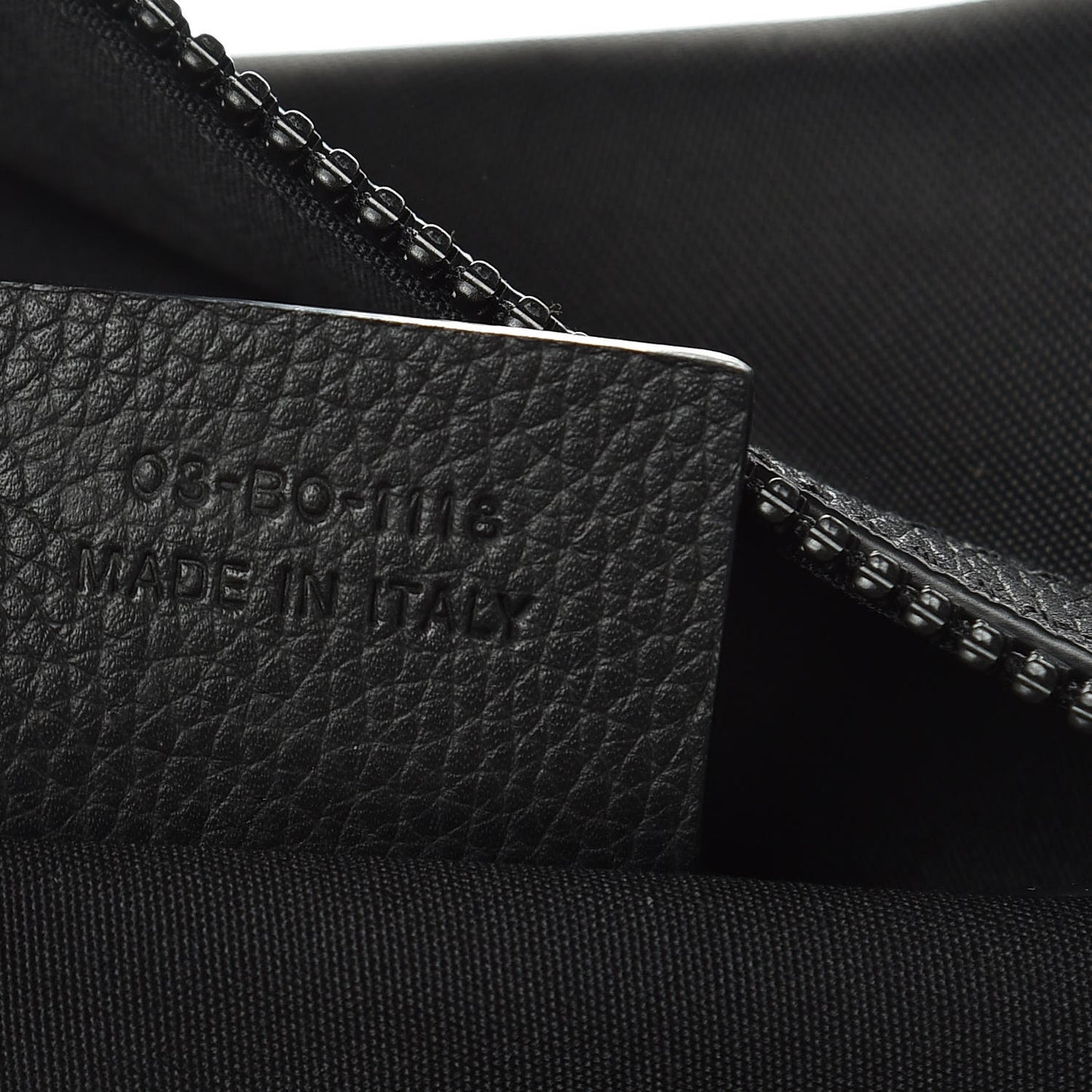 X KAWS Nylon Calfskin Logo Bee Duffle Black