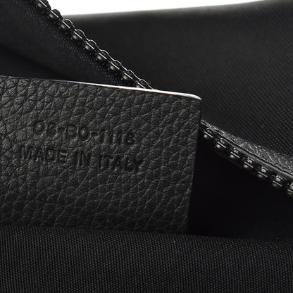 Christian Dior X KAWS Nylon Calfskin Logo Bee Duffle Black 7 of 9