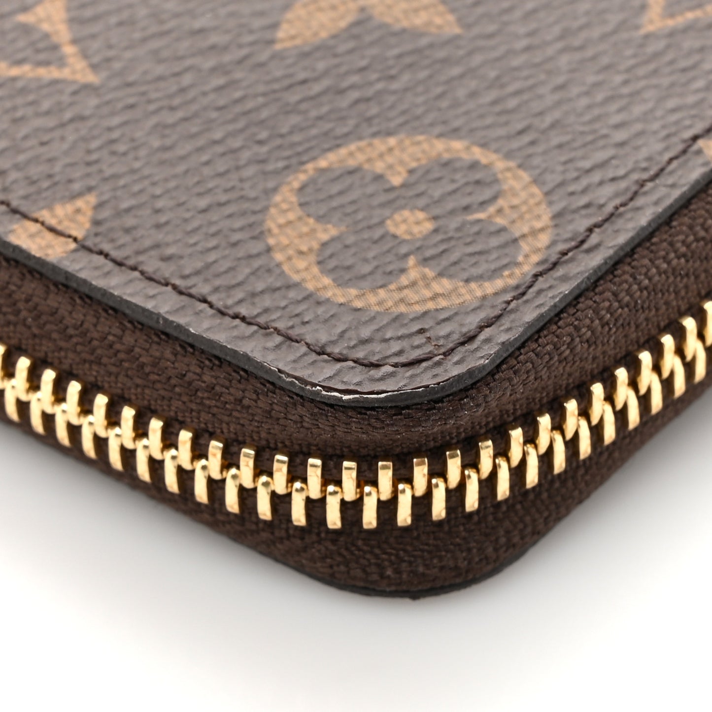 Monogram Clemence Wallet Rose Ballerine