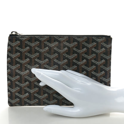 Goyard Goyardine Senat Pochette PM Black Gold 2 of 7