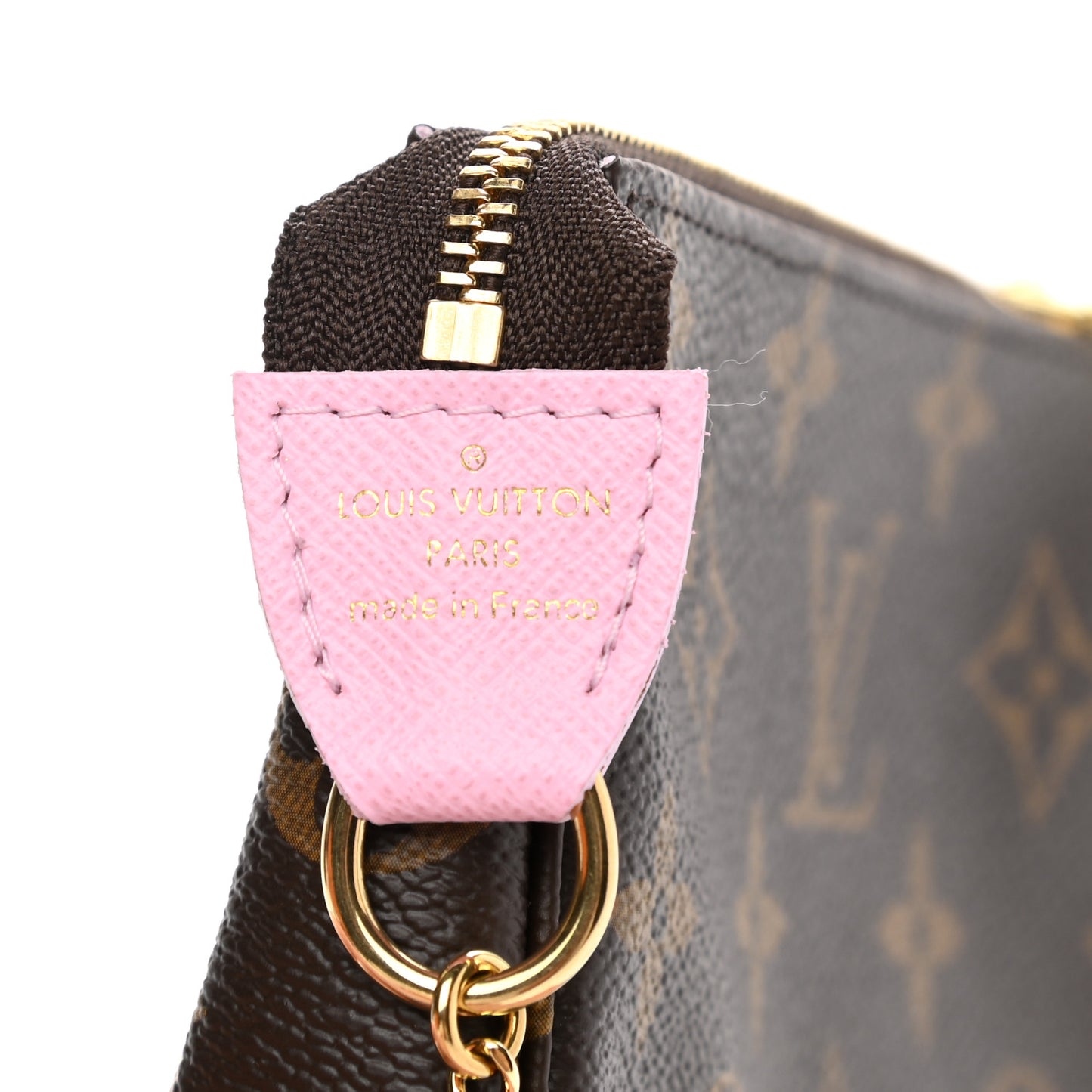 Monogram 2021 Christmas Animation Japanese Garden Mini Pochette Accessories Wisteria Pink