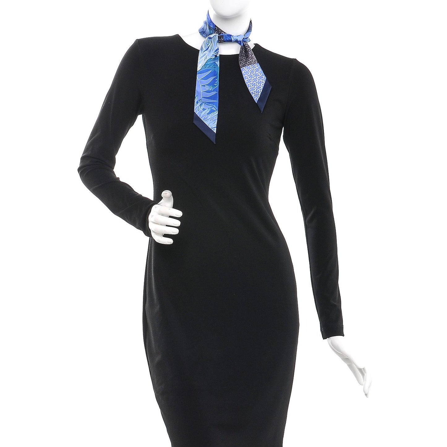 Silk Cheval Phoenix Twilly Marine Ciel Cobalt