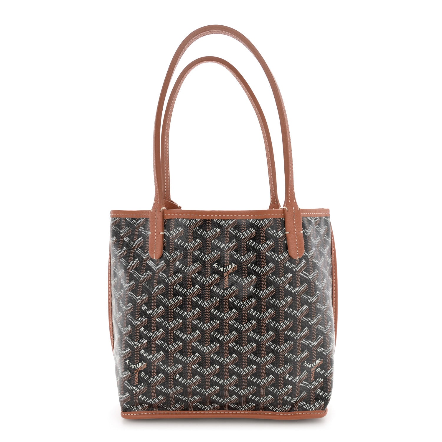 Goyard Goyardine Reversible Mini Anjou Black Gold 1 of 16