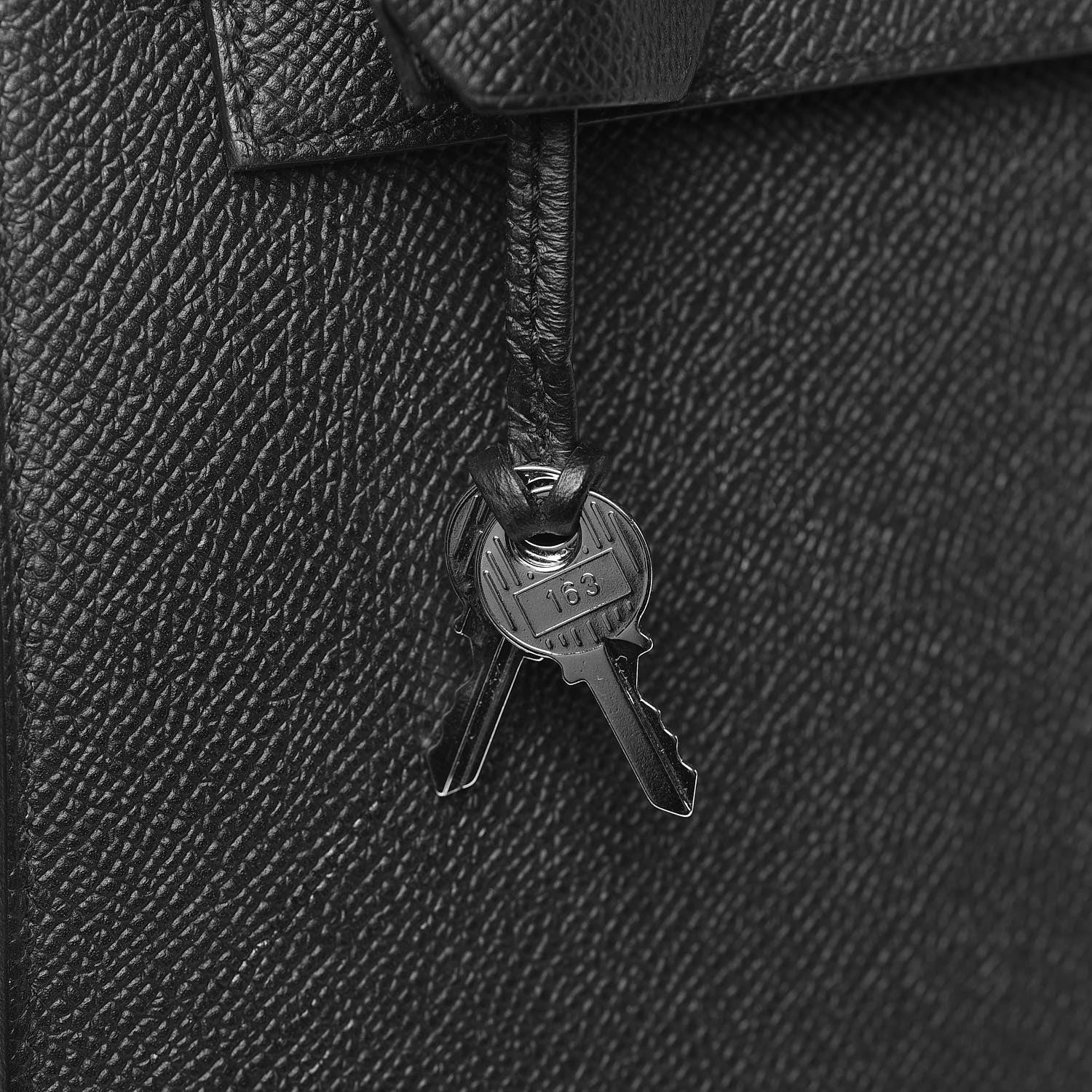 Hermes Epsom Kelly Sellier 25 Black 7 of 42