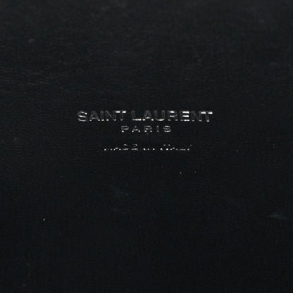 Saint Laurent Grained Calfskin Topstitch Small Sac De Jour Black Porcelain 6 of 11
