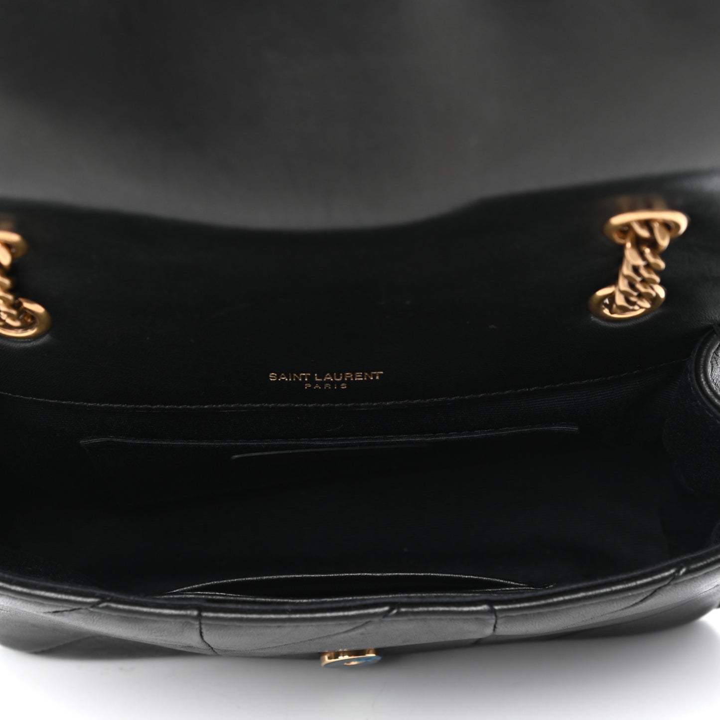 Lambskin Patchwork Monogram Small Jamie Black