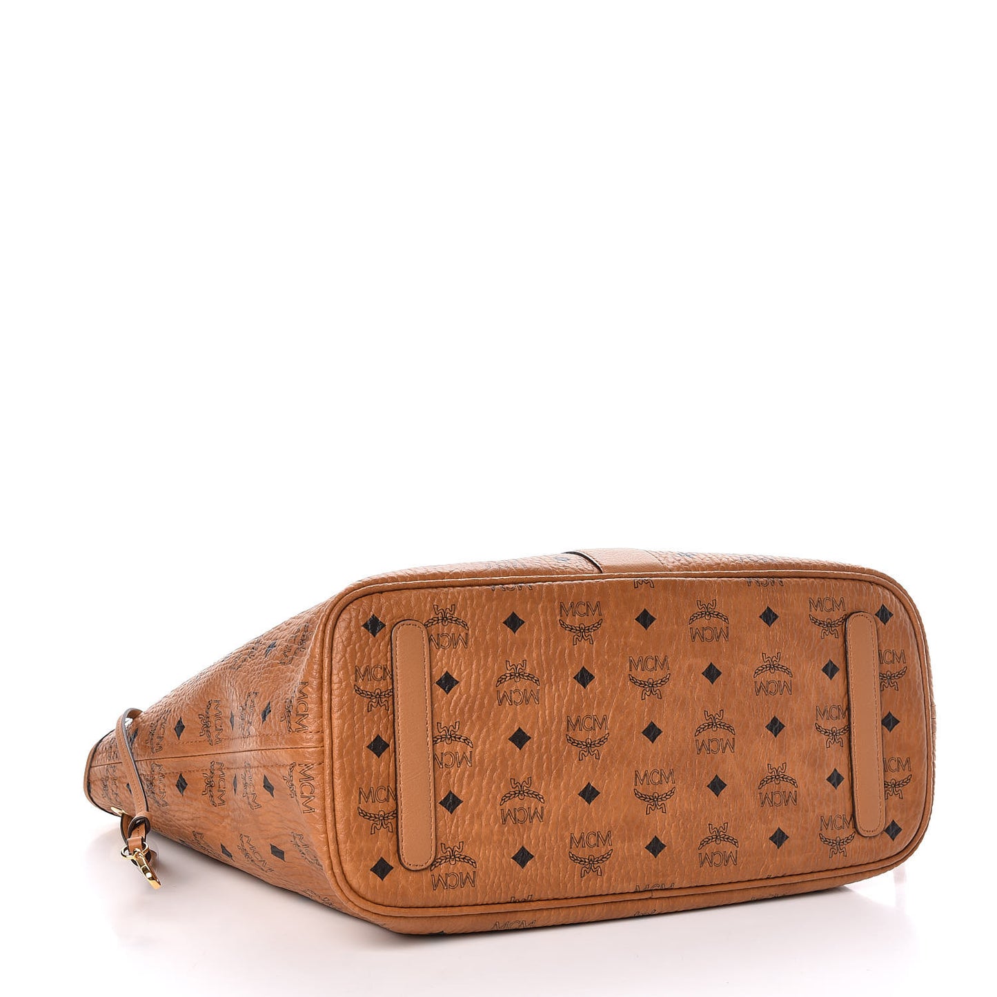 Visetos Medium Liz Reversible Shopper Tote Cognac