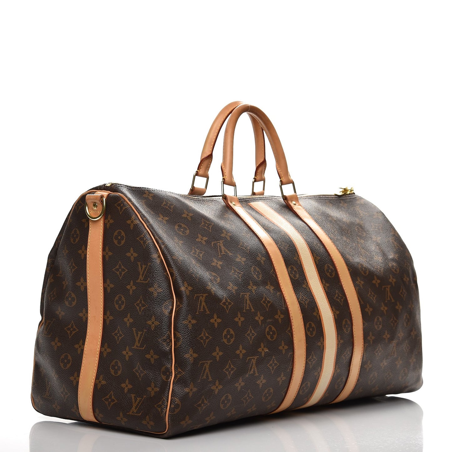 Monogram My LV Heritage Keepall Bandouliere 55 Ivory Moutarde
