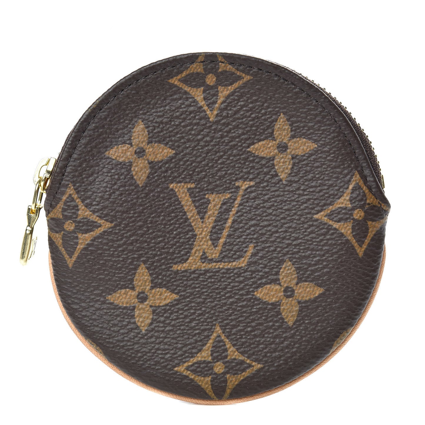 Monogram Round Coin Purse