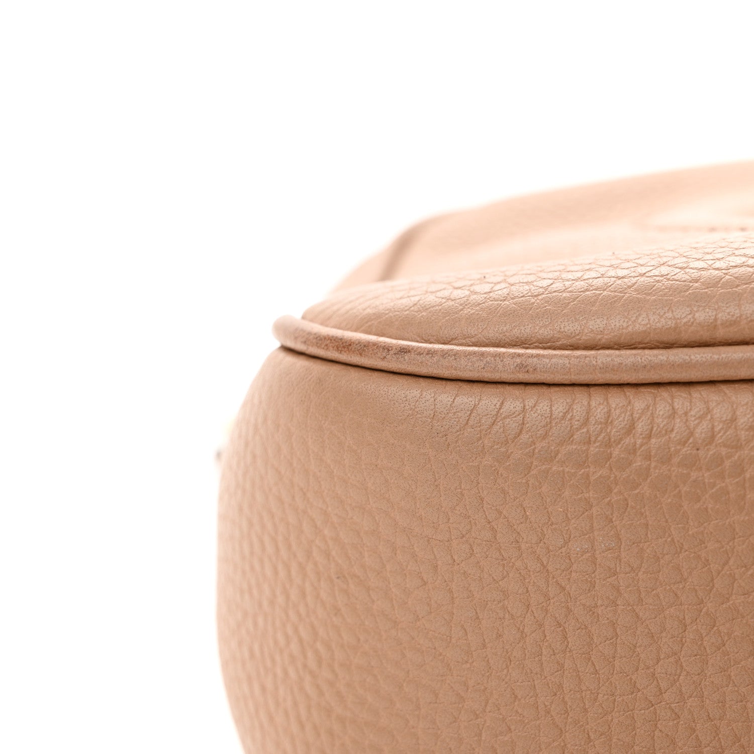 Gucci Pebbled Calfskin Small Soho Disco Bag Camelia 21 of 22