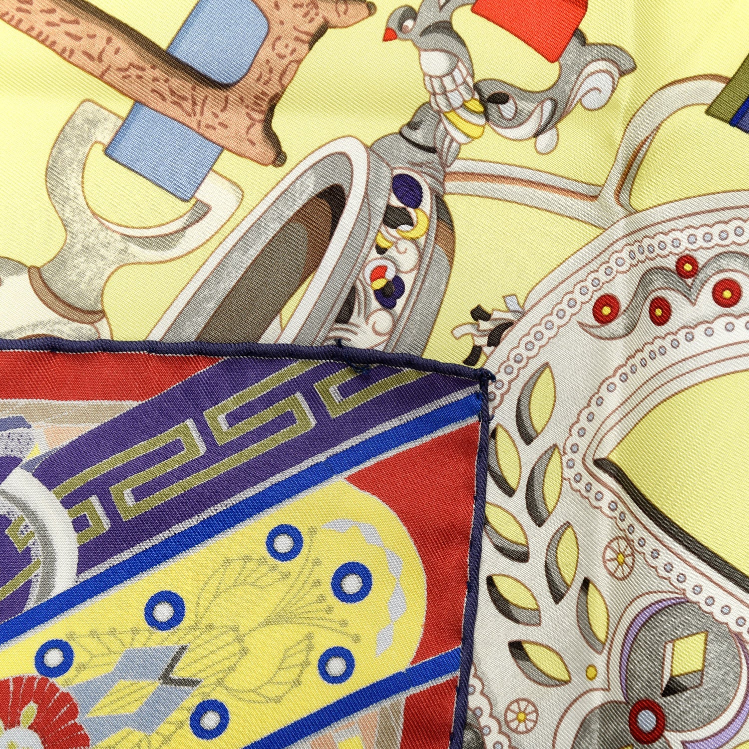 Hermes Silk Concours D'Etriers Scarf 90 4 of 4