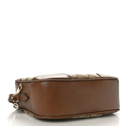 Gucci Monogram Mini Bree Messenger Bag Beige Tabacco 4 of 10