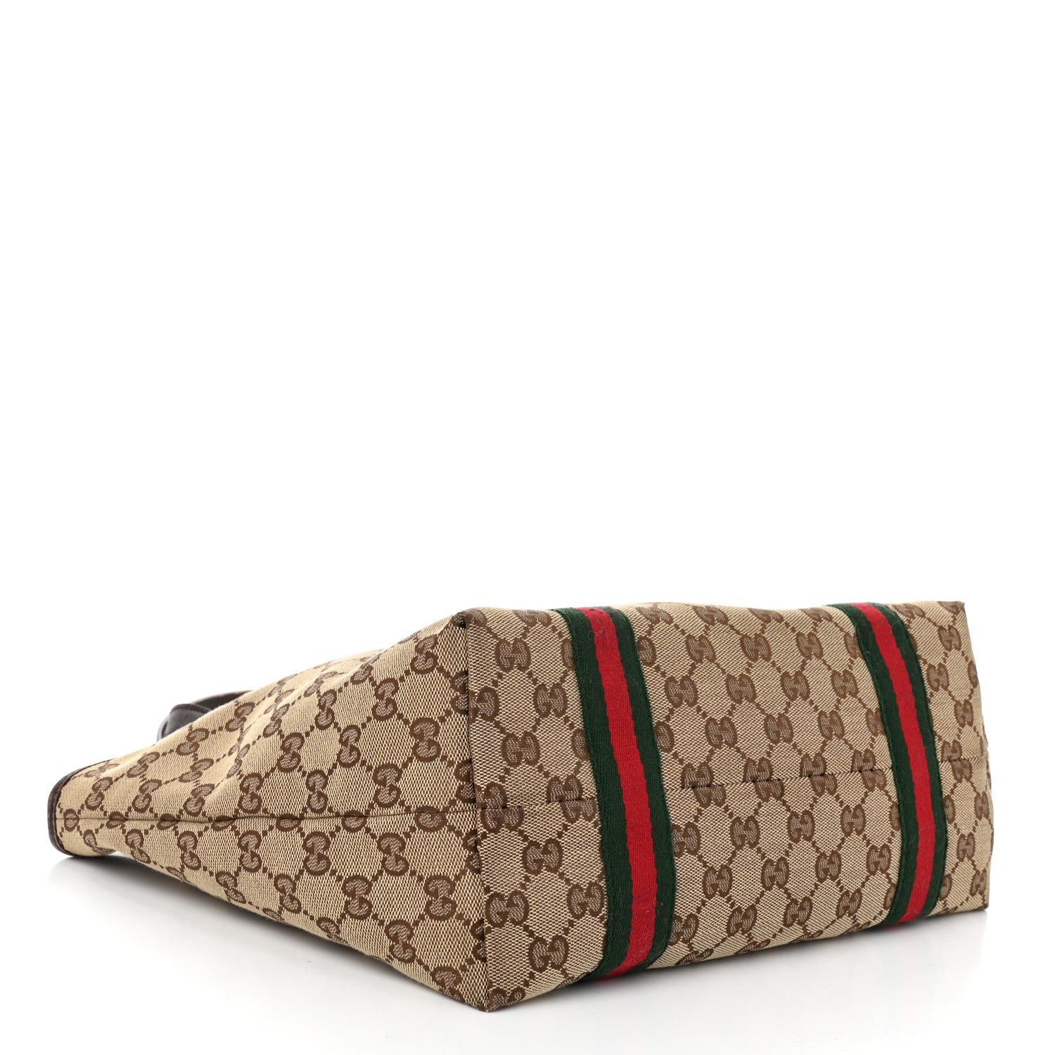 Gucci Monogram Medium Jolicoeur Tote Dark Brown 4 of 12