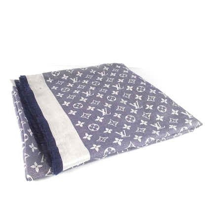 Louis Vuitton Monogram Denim Shawl Blue 1 of 4