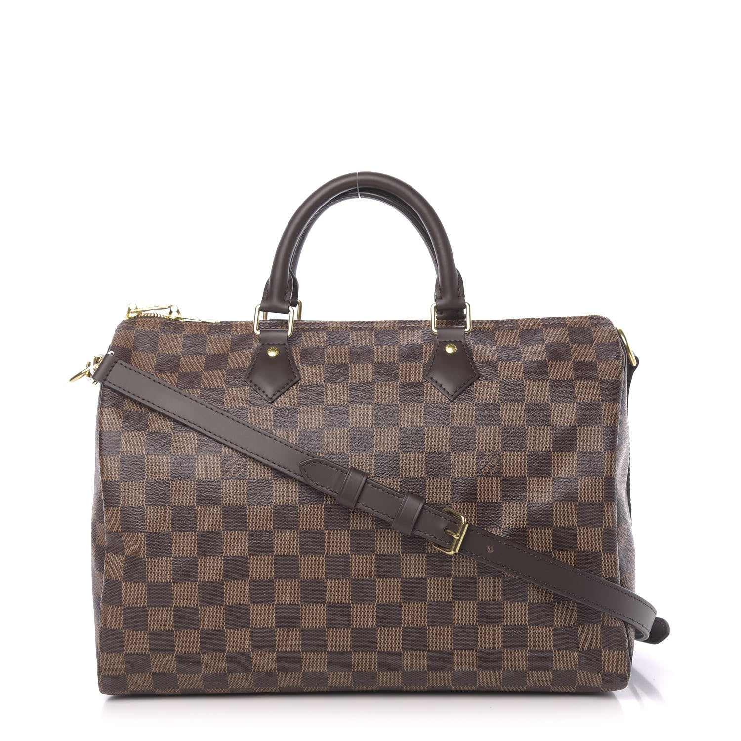 Louis Vuitton Damier Ebene Speedy Bandouliere 35 1 of 14