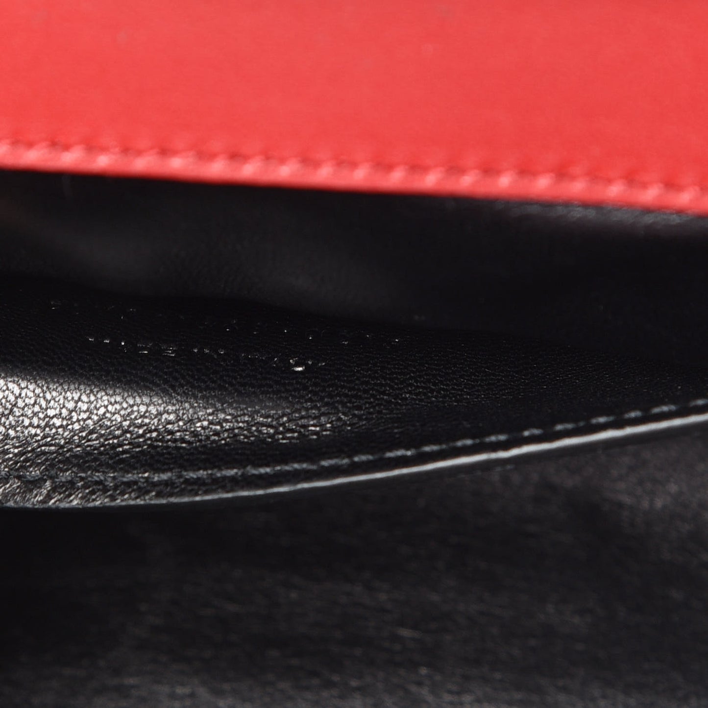 Lambskin Matelasse Chevron Small Monogram Satchel Red