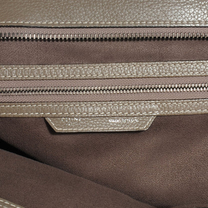 Celine Drummed Calfskin Mini Luggage Bag Souris 6 of 7