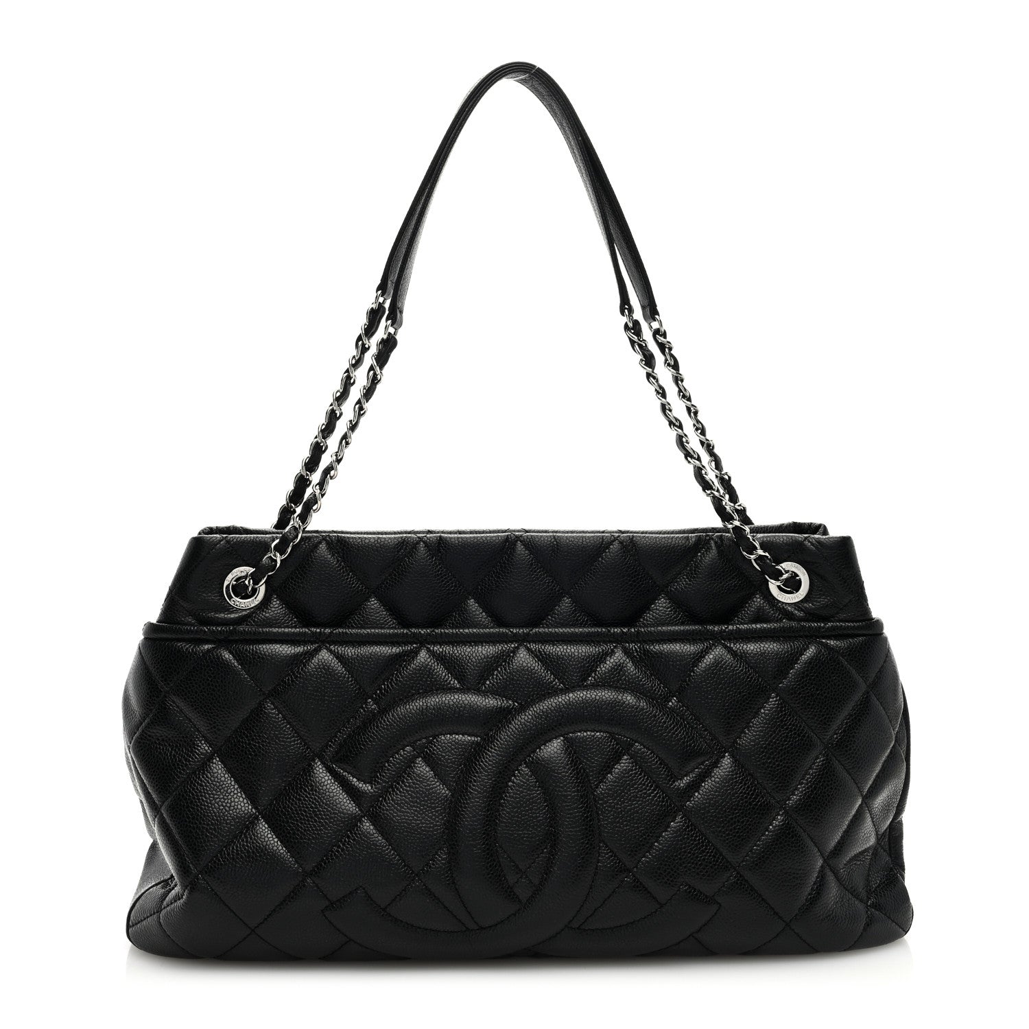 Chanel Caviar Quilted Timeless CC Soft Tote Black 1 of 9