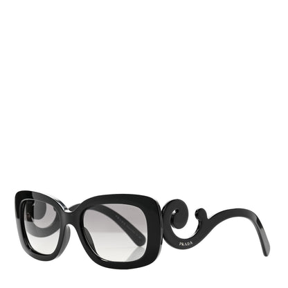 Prada Acetate Baroque Sunglasses SPR 27O Black 1 of 7