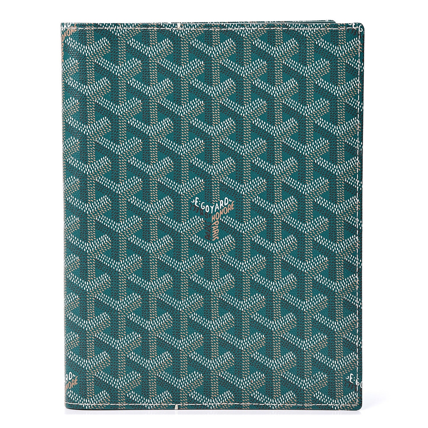 Goyardine Agenda Cover Green