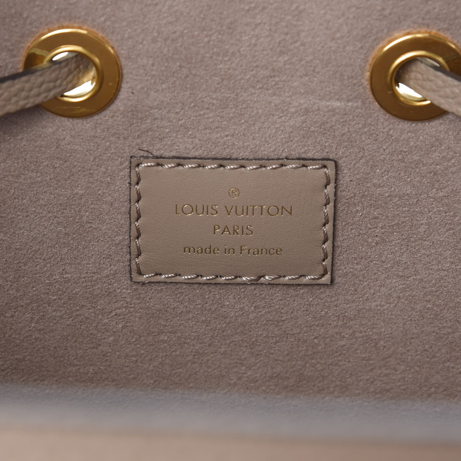 Louis Vuitton Empreinte Monogram Giant Neonoe MM Tourterelle Creme 6 of 10