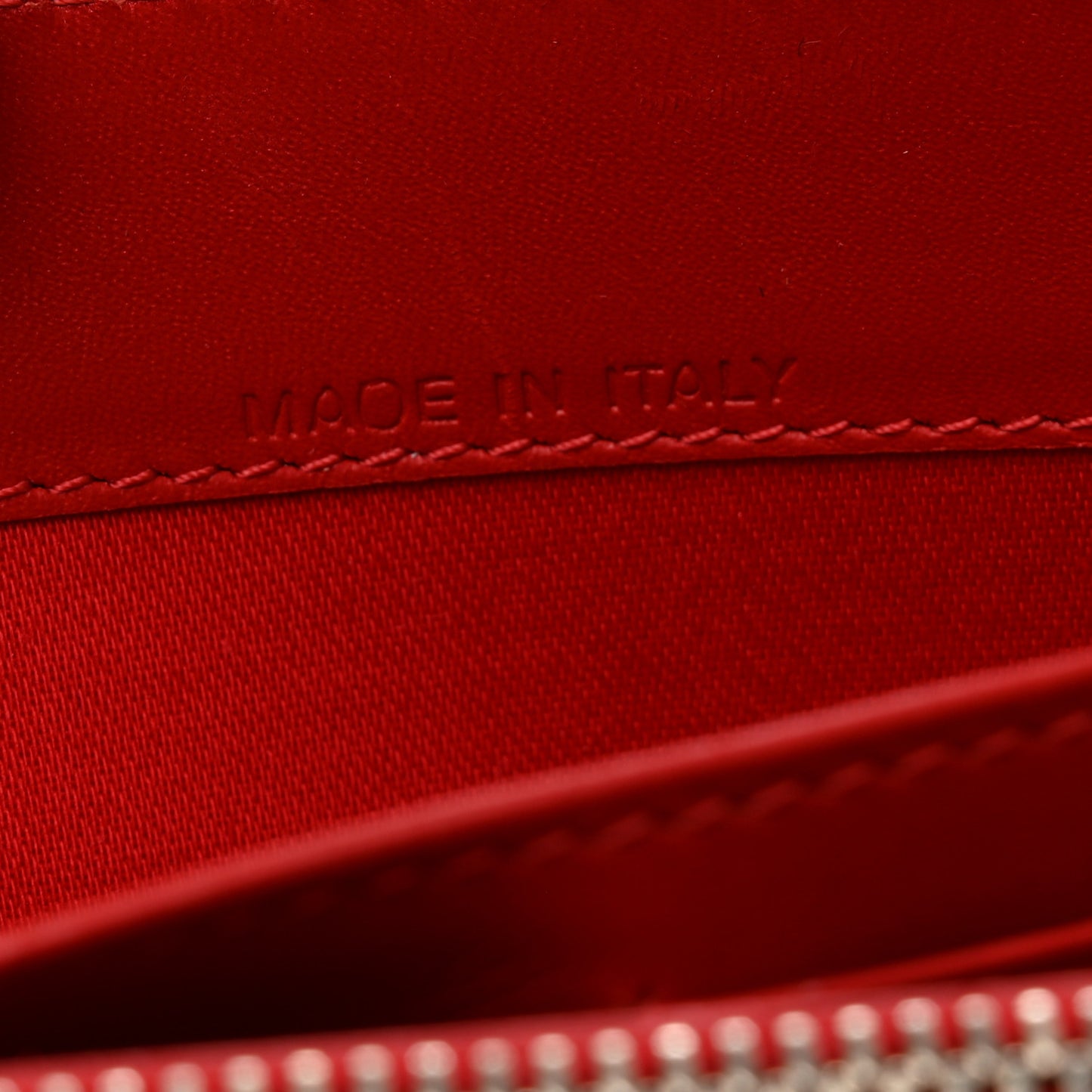 Calfskin Panettone Zip Around Wallet Loubi Snow
