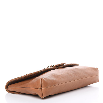 Gucci Pebbled Calfskin Marrakech Clutch Camel 4 of 15