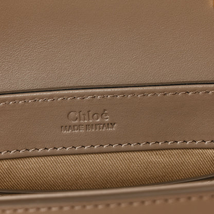 Chloe Shiny Calfskin Suede Mini C Double Carry Motty Grey 6 of 8