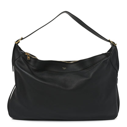 Celine Supple Calfskin Large Romy Shoulder Bag Black 1 of 9