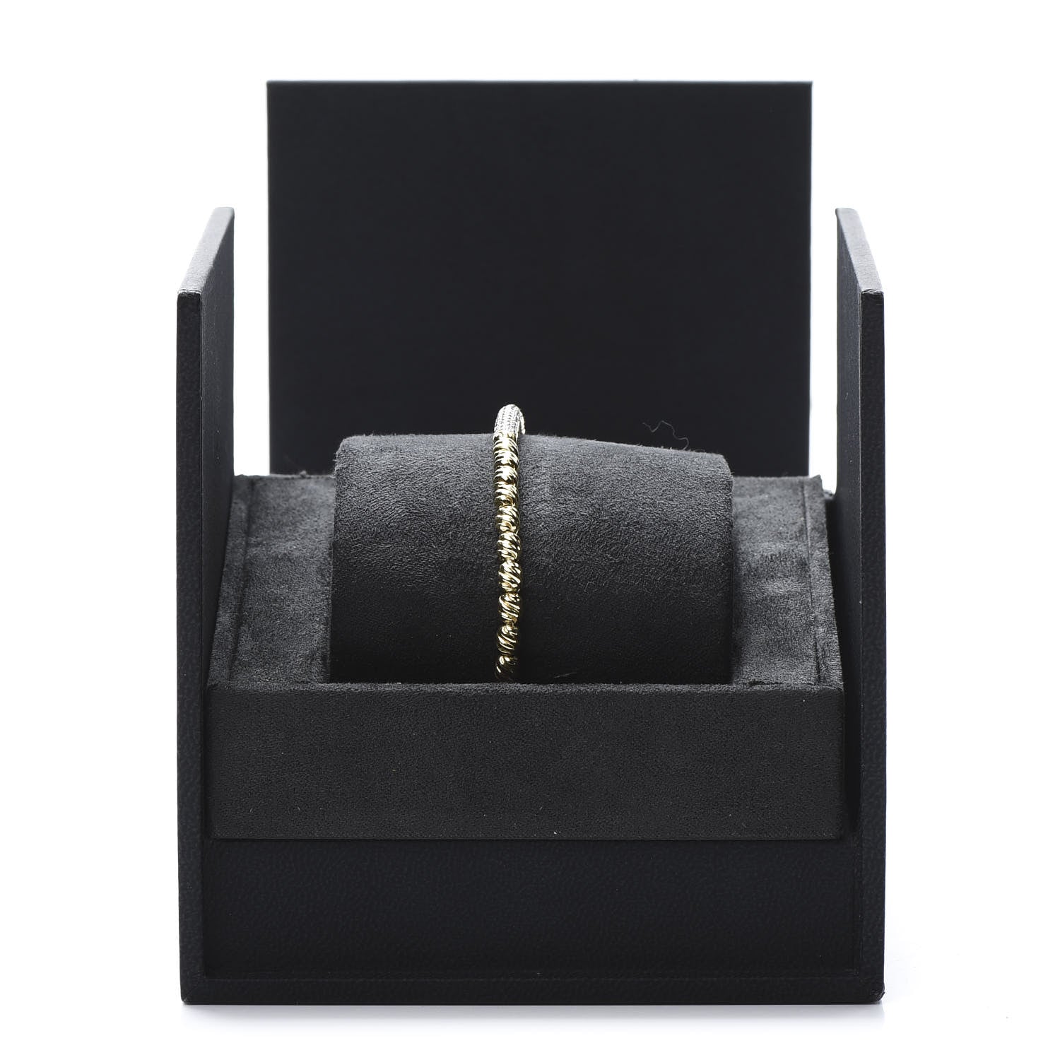 David Yurman 18K Yellow Gold Diamond Petite Pave Flex Bracelet 5 of 5